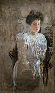 Portret Margarity Kirilovny Morozowej autorstwa Valentin Aleksandrovich Serov