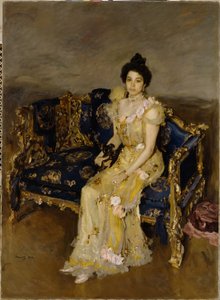 Portret Sofii Botkiny, 1899 autorstwa Valentin Aleksandrovich Serov