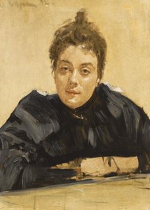 Portret artystki Marii Yakunchikovej-Weber 1870-1902 autorstwa Valentin Aleksandrovich Serov