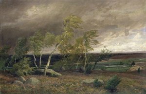 Wrzos podczas burzy, 1896