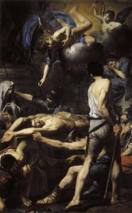 Męczeństwo świętych Processus i Martinian, 1629. autorstwa Valentin de Boullogne