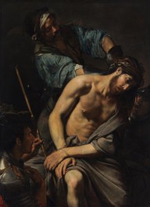 Cierniem koronowanie i wyszydzenie Chrystusa autorstwa Valentin de Boulogne