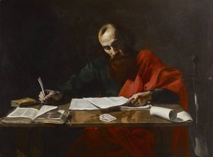 Św. Paweł pisze swoje listy