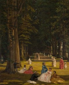 Aleja, Wildernesse, Kent autorstwa Valentine Cameron Prinsep