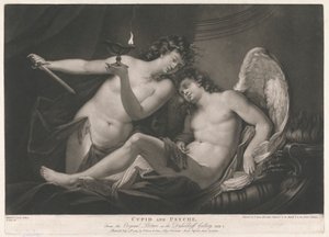 Kupidyn i Psyche autorstwa Valentine Green