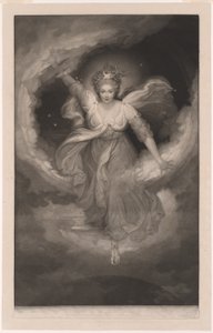 Georgiana księżna Devonshire, portret jako Cynthia z "The Faerie Queen" Spensera autorstwa Valentine Green