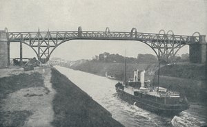 Kanał Manchesterski, 1910 autorstwa Valentine and Sons Ltd