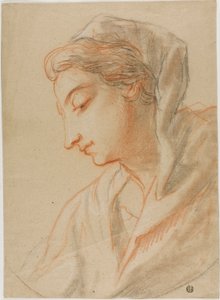 Profil popiersie kobiety autorstwa Valerio Castello