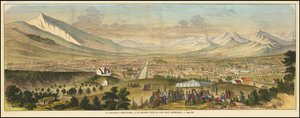 1863 widok na Salt Lake City autorstwa Various