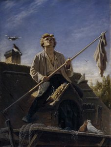 Hodowca gołębi, 1874 autorstwa Vasili Grigorevich Perov