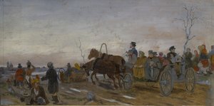 Wieczór Wielkosoboty, koniec lat 60. XIX w. – początek lat 70. XIX wieku autorstwa Vasili Grigorevich Perov