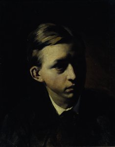 Portret malarza Nikołaja Aleksiejewicza Kasatkina 1859-1930, 1876 autorstwa Vasili Grigorevich Perov