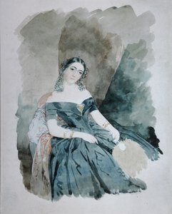 Portret Leonilli Iwanowny Bariatinskiej, księżnej zu Sayn Wittgenstein 1816-1918, 1846 autorstwa Vasili Semenovich Sadovnikov