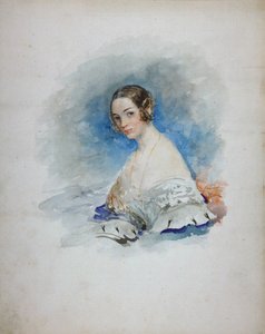 Portret księżnej Marii Iwanowny Koczubej, z domu Bariatinskaya 1818-1843, 1846 autorstwa Vasili Semenovich Sadovnikov
