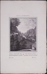Widoki Sankt Petersburga. Widok parku w Pawłowsku, 1833 autorstwa Vasili Semenovich Sadovnikov
