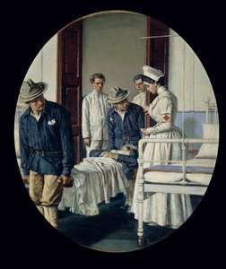 W szpitalu wojskowym autorstwa Vasili Vasilievich Vereshchagin