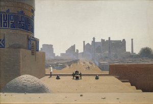 Główna ulica w Samarkandzie wcześnie rano, 1869-1870 autorstwa Vasili Vasilievich Vereshchagin