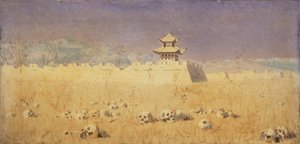 Ruins in Chuguchak, Xinjiang, 1869 autorstwa Vasili Vasilievich Vereshchagin
