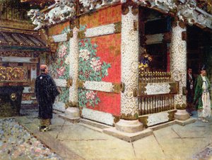 Świątynia Shinto w Nikko, Japonia autorstwa Vasili Vasilievich Vereshchagin