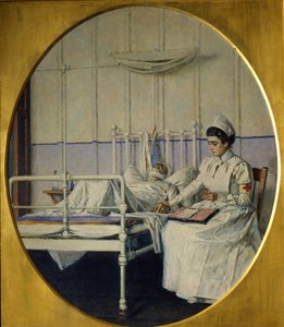 List został przerwany, 1901 autorstwa Vasili Vasilievich Vereshchagin