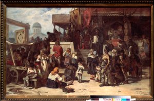 Wyrok Wielkiego Księcia - Obraz Wasilija Iwanowicza Surikowa (Wasilij Surikow lub Wasilij Surikow) (1848-1916), olej na płótnie autorstwa Vasilij Ivanovic Surikov