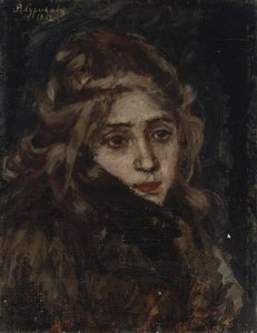 Księżniczka Maria Aleksandrowna Mieńszikowa. Studium dla Mienszykowa w Bieriezowie, 1882 r. autorstwa Vasilij Ivanovic Surikov