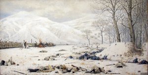 Pole bitwy na przełęczy Shipka autorstwa Vasily Vereshchagin