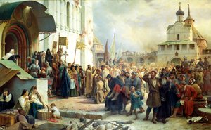 Oblężenie Trójcy Sergiusz Ławra w Sergiev Posad, 1891.