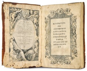 Dziesięć książek o architekturze autorstwa Marka Witruwiusza Pollio, pod redakcją Fra Giovanniego Giocondo, 1511
