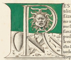Fragment obrazu „Historia Naturalis” Pliniusza Starszego autorstwa Venetian School