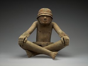 Piłkarz, 600-900 AD (ceramika)