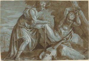 Apollo i Marsjasz autorstwa Veronese