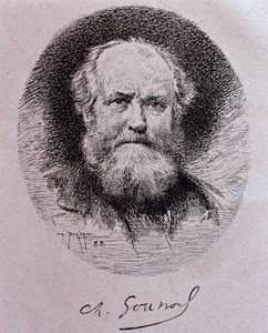 Portret Charlesa Gounoda (rysunek