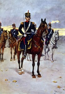 Argentyński oficer konny grenadier autorstwa Vicente Blasco Ibanez