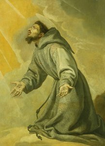 Święty Franciszek otrzymuje stygmaty,