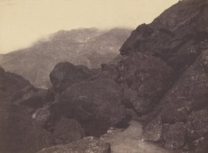 [Głazy w pobliżu Gavarnie]. autorstwa Vicomte Joseph de Vigier