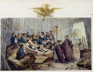 Otwarcie trumny Napoleona na wyspie Świętej Heleny 16 października 1840 r.