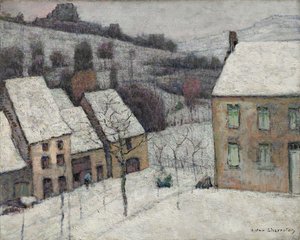 Murol w śniegu