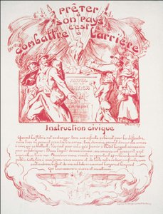 Pożyczanie twojego kraju walczy z tyłu - Edukacja Obywatelska. Plakat wojenny