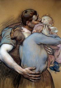 Rodzina. Rysunek Victora Prove (1856-1943)