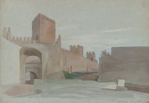 Porta San Lorenzo, Rzym autorstwa Victor François Eloi Biennourry