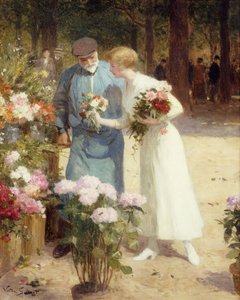 Na Targu Kwiatowym; Na Targu Kwiatowym autorstwa Victor Gabriel Gilbert