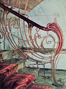 Bannister autorstwa Victor Horta