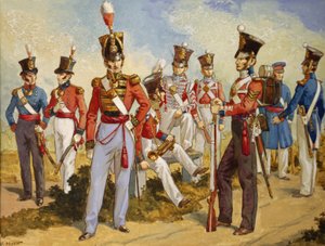 Royal Marines Uniforms 1815-1850, c.1924 (wc na papierze)