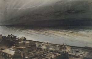 Marine-Taras, Jersey, 1855 (węgiel, ołówek i gwasz na papierze) autorstwa Victor Hugo
