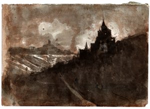 Dolina Renu, ok. 1850 autorstwa Victor Hugo