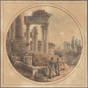 Fantastyczny widok Forum Romanum, b.d.