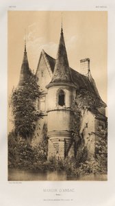 Malownicza architektura lub zabytki XV wieku. I XVI. Wieki: Zamki francuskie XV i XVI wieku: Plac 98, Manoir d