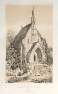 ...Pl.22, Kaplica Fontaine-Jean Loiret, wyd. 1860. autorstwa Victor Petit