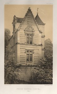 ...pl. 55, Dawny Château Dérival Aisne, 1860. autorstwa Victor Petit